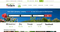 Desktop Screenshot of camping-la-serre.com